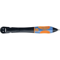 Porte-mines PELIKAN Griffix Neon Black - Gauchers - Mine HB 2,0 mm - Noir/Orange