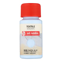 Peinture pour textile - bleu pastel - Talens Art Creation - 50ml