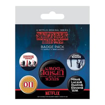 Stranger Things - Pack 5 badges Upside Down - Pyramid International