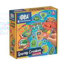 Jeu créatif Clementoni Sparkly Creations avec gemmes 3D multicolores