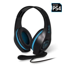 casque gaming avec microphone pro-sh5 pour PS4 bleu et noir
