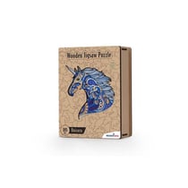 Puzzle en bois 185 pièces - Licorne - Recent Toys