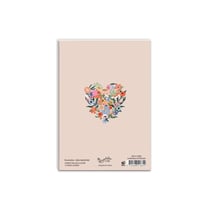 Carnet souple A6 deluxe - Le bonheur est partout - Hirondelles & Cie