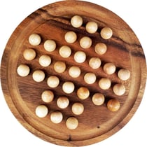 Le Solitaire Rond Grand Modèle Billes Bois