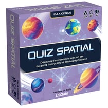 I'M GENIUS – Quiz Spatial : Le Jeu d'Astronomie pour Jeunes Explorateurs – Lisciani