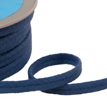 Bobine 20m double cordon fils 10mm bleu lavande
