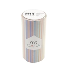 MT CASA MOTIF 10cm multi lignes vives - multi border pastel - 10 m x 100mm
