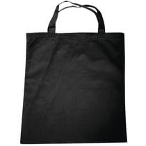 Sac en coton, noir, 42x38cm