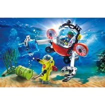 PLAYMOBIL city action Playset environment mission sous-marin (58 pcs) - 70142