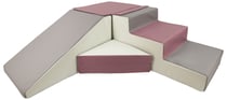 Set de 4 blocs en mousse pour le jeu blanc, gris, violet - Velinda