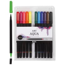 Feutres aquarelle - double pointe - 12 pcs