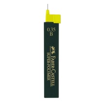 Mine de rechange pour porte-mine Faber-Castell - Super Polymère 9063 S - 0,35 mm B - Lot de 12