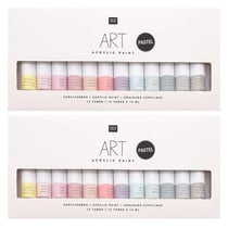 Peinture acrylique pastel 12 x 24 ml