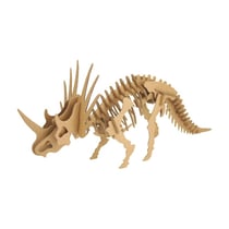 MégaCréa DIY - Maquette Dinosaure Tricératops en carton 35 x 15 x 11 cm