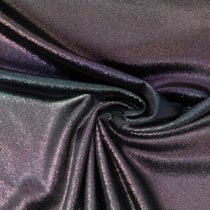 Tissu Jersey lycra Brillant multicolore sur fond Noir