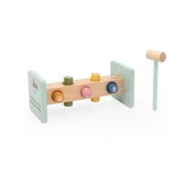 Jeu de marteau en bois – Les Animaux - TRIXIE BABY - Beige