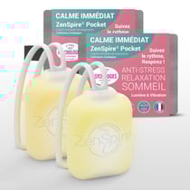 Pack X2 Appareils Anti-Stress Relaxation et Méditation pour Dormir - Sommeil et Bien-Etre - ZENSPIRE POCKET