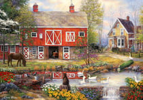 Puzzle 1000 pièces - Chuck Pinson - Reflections On Country Liclassiqueg - Grafika