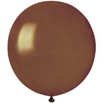 10 Ballons Marron Nacré Ø48cm