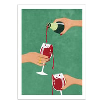 Affiche 30x40 cm - Cheers Girls - Raissa Oltmanns