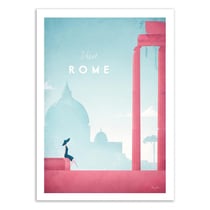 Affiche 50x70 cm - Visit Rome - Henry Rivers