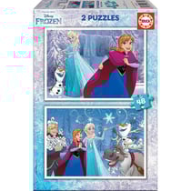 Puzzle - La Reine des Neiges - Disney - 2 puzzles de 48 pièces - Dès 5 ans