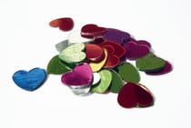 15Gr PAILLETTES CŒUR 6 COLORIS ASSORTIS