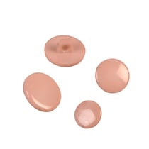 Lot de 3 boutons à queue nylon recylé beige