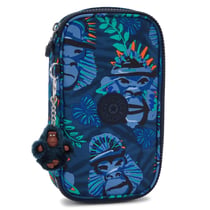 Trousse Kipling 50 Pens 21 CM Haut de Gamme Blue Monkey Fun