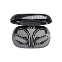Avizar Écouteurs Sans Fil Bluetooth 5.3 TWS Sport Modèle Usain avec Affichage LED Noir