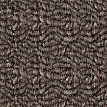 Tissu Bengaline imprimé Lilou marron sur fond Noir