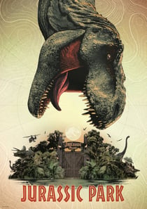 Puzzle 1000 pièces - Jurassic Park - Trefl