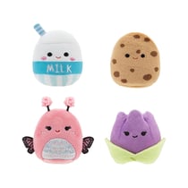Squishville Mini Squishmallows - Pack 4 peluches Dream Couple Squad 5 cm