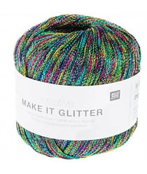 Pelote à tricoter Creative Make It Glitter - Rico Design 5 Multicolore