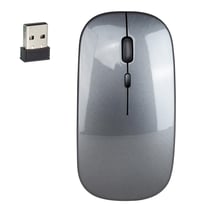 Souris Sans Fil 2.4GHz 1600DPI Réglable Optique Silencieuse Or Gris YONIS