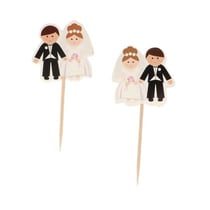 Cupcake Toppers Mariage (x 12)