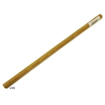 10 tourillons lisses en bois pour tissage mural 30 cm Ø 12 mm