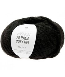 Pelote 100gr laine et Alpaga FASHION ALPACA COZY UP - Rico Design 06 Noir