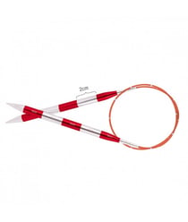 Aiguilles à tricoter circulaires fixes cable 40 cm Smartstix du N° 2 à 3,5 - Knitpro taille n°3,5