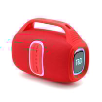 Enceinte Bluetooth Portable Sans Fil Avec Lumières RGB Et Son Clair Rouge YONIS
