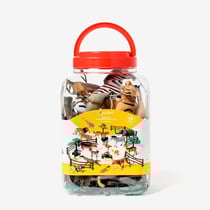 Baril de figurines d'animaux sauvages Oxybul