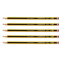 Crayon graphite STAEDTLER Noris - Lot de 5 - Hexagonal - Mine HB 2 mm
