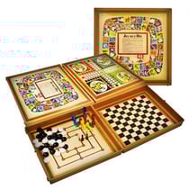 Coffret 8 jeux de societe standard - jeux classiques - france jouets - 00401