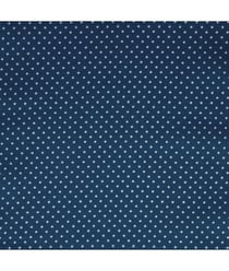 Tissu coton petits points de 150 cm de largeur Bleu vendu par 50 cm