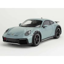 Voiture miniature de collection - MINICHAMPS - Porsche 911/992 Dakar 2022 - Échelle 1/18 - Vert Green Metal - Métal monté