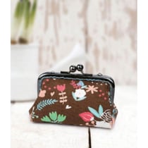 Porte-monnaie rectangulaire à faire soi-même gabarit + fermoir