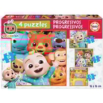 Puzzles - Cocomelon dessin animé - Pour enfant de 3 ans - 4 modèles - Educa