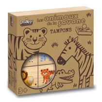 Créa Lign - Coffret tampons Eui -Animaux de la savane