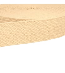 Sangle aspect naturel extensible ecru au mètre