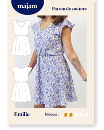 Patron couture Robe jersey - Emilie